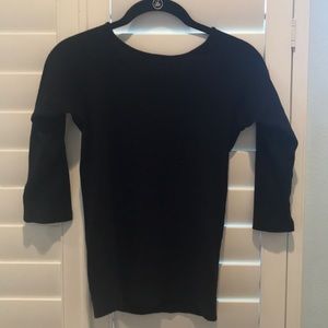 plain black long sleeve